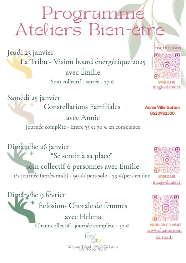 Programme Janvier /Février